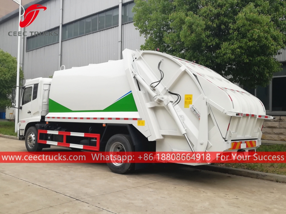 Camion della spazzatura compresso Dongfeng 12CBM