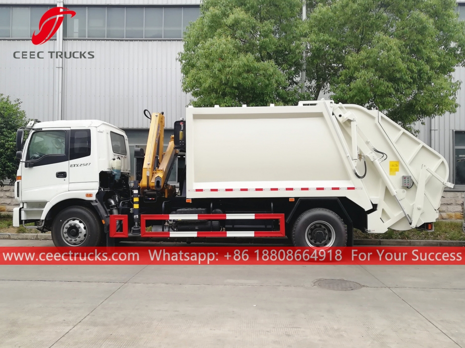 FOTON 8000Liters waste compactor vehicle