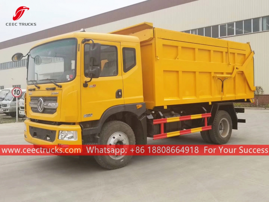 12CBM Attracco camion della spazzatura DONGFENG