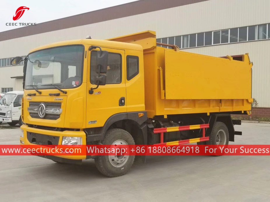 12CBM Attracco camion della spazzatura DONGFENG