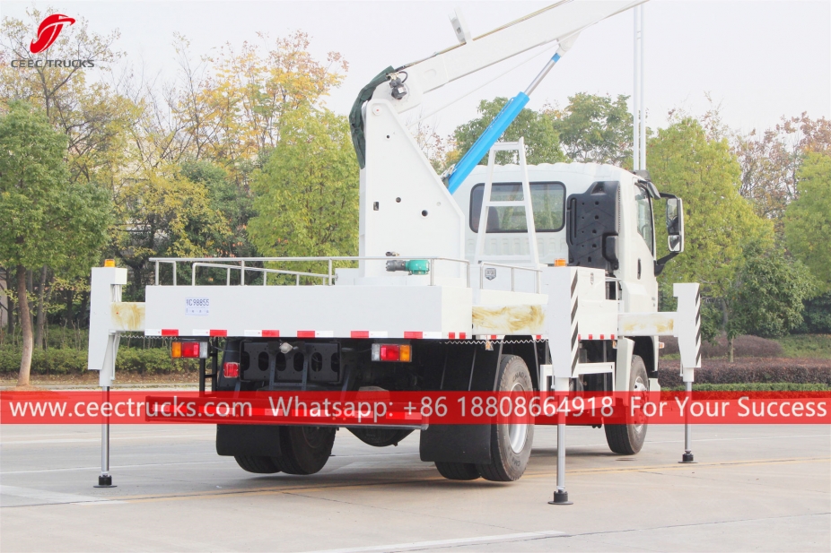 Camion da lavoro con piattaforma aerea ISUZU GIGA 16m