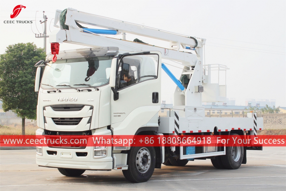 Camion da lavoro con piattaforma aerea ISUZU GIGA 16m