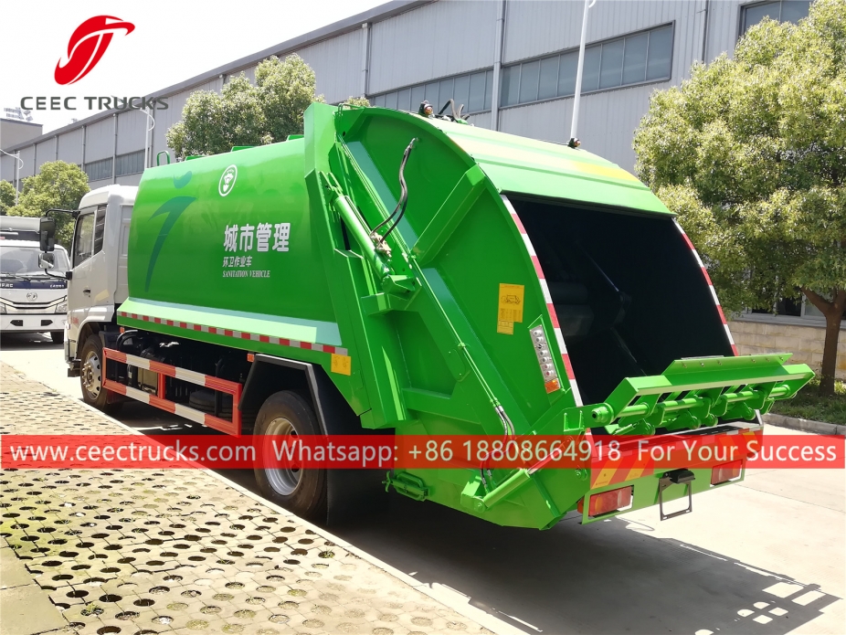 Camion di compressione dei rifiuti Dongfeng 12CBM