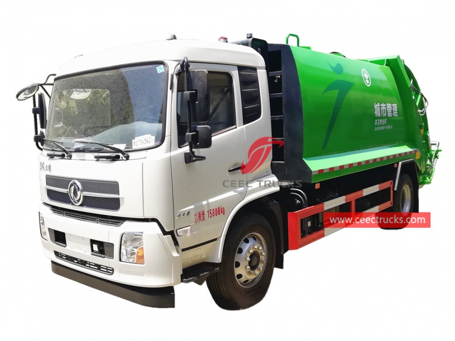 Camion di compressione dei rifiuti Dongfeng 12CBM