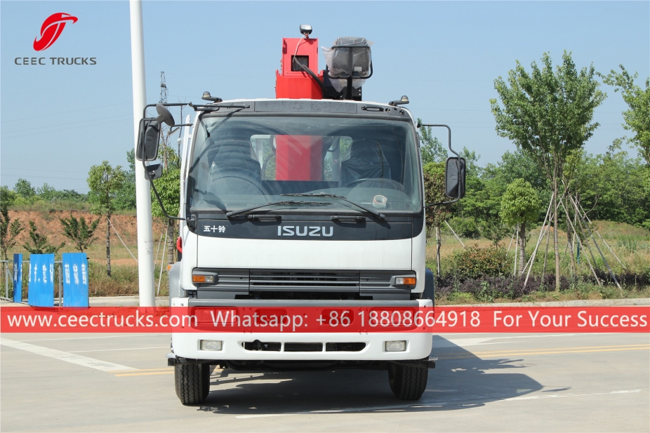 Autocarro con gru Palfinger ISUZU FTR da 10 tonnellate