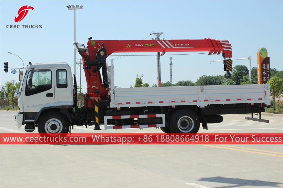 Autocarro con gru Palfinger ISUZU FTR da 10 tonnellate