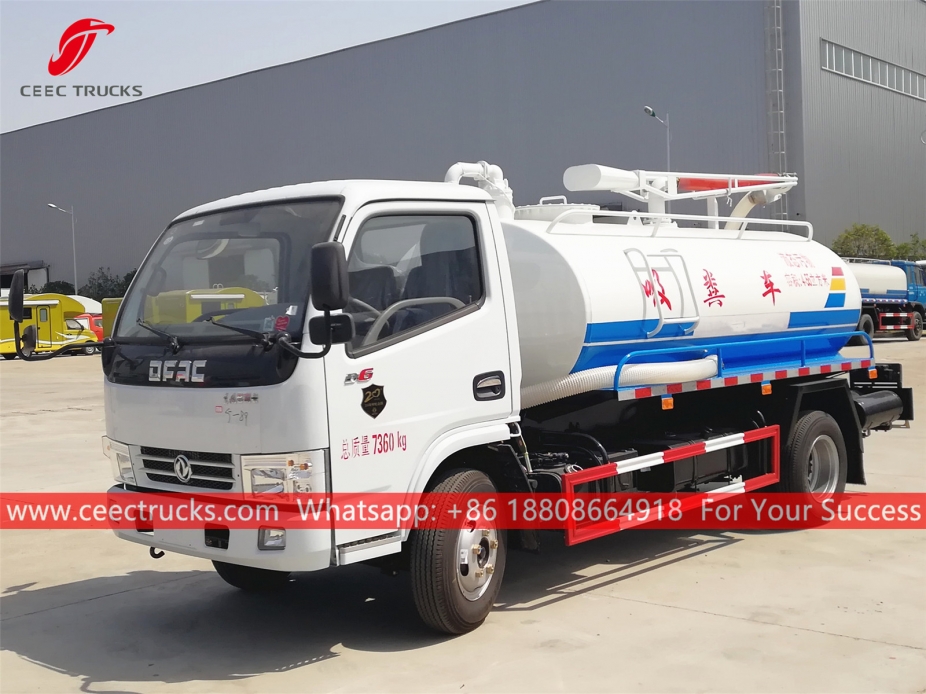 Camion di aspirazione settica da 4.500 litri DongFeng