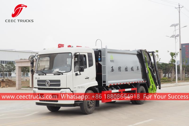 Camion di compattazione dei rifiuti Dongfeng 10CBM