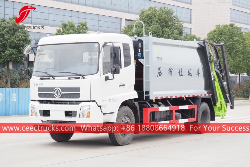 Camion di compattazione dei rifiuti Dongfeng 10CBM