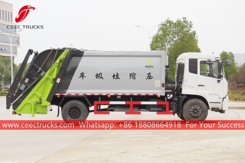 Camion di compattazione dei rifiuti Dongfeng 10CBM