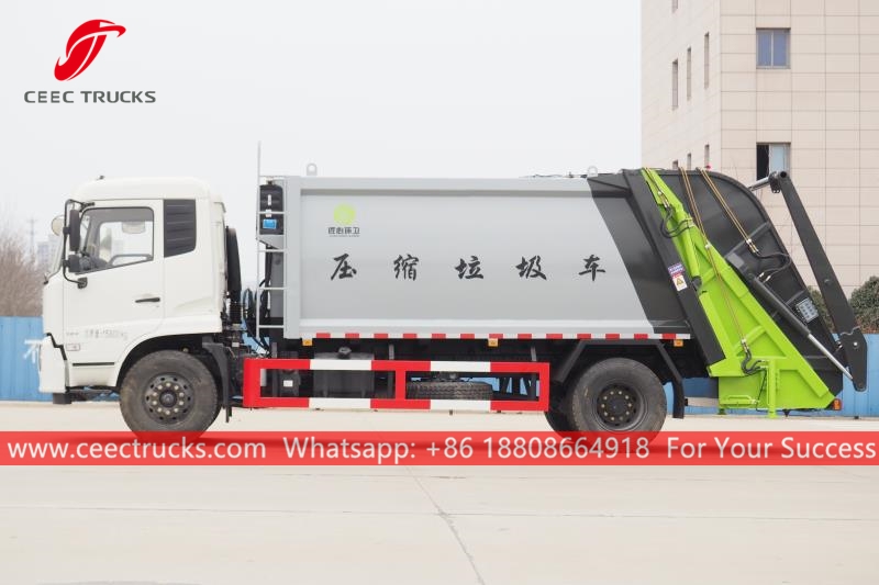 Camion di compattazione dei rifiuti Dongfeng 10CBM