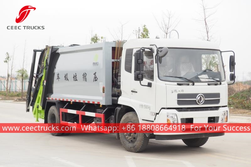 Camion di compattazione dei rifiuti Dongfeng 10CBM