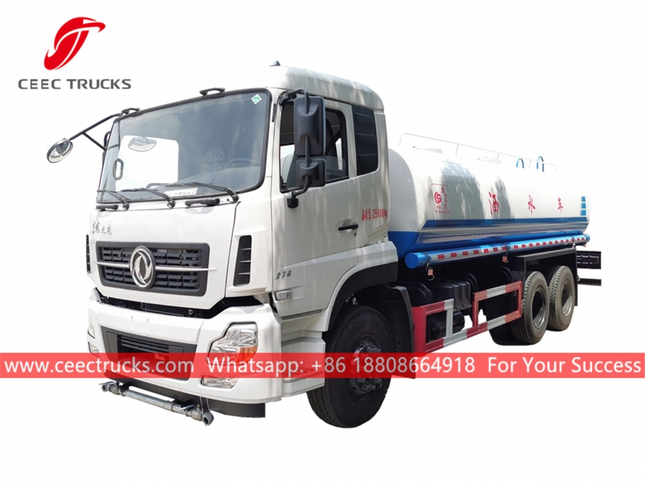 Dongfeng 6x4 camion per spruzzi d'acqua