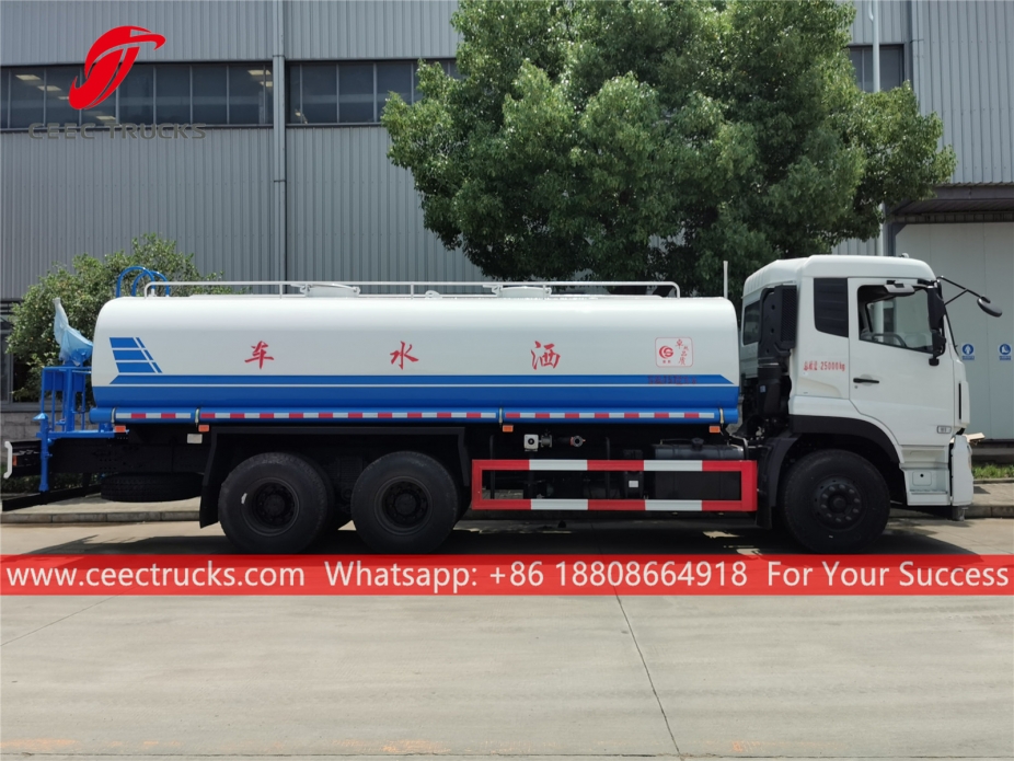 Dongfeng 6x4 camion per spruzzi d'acqua