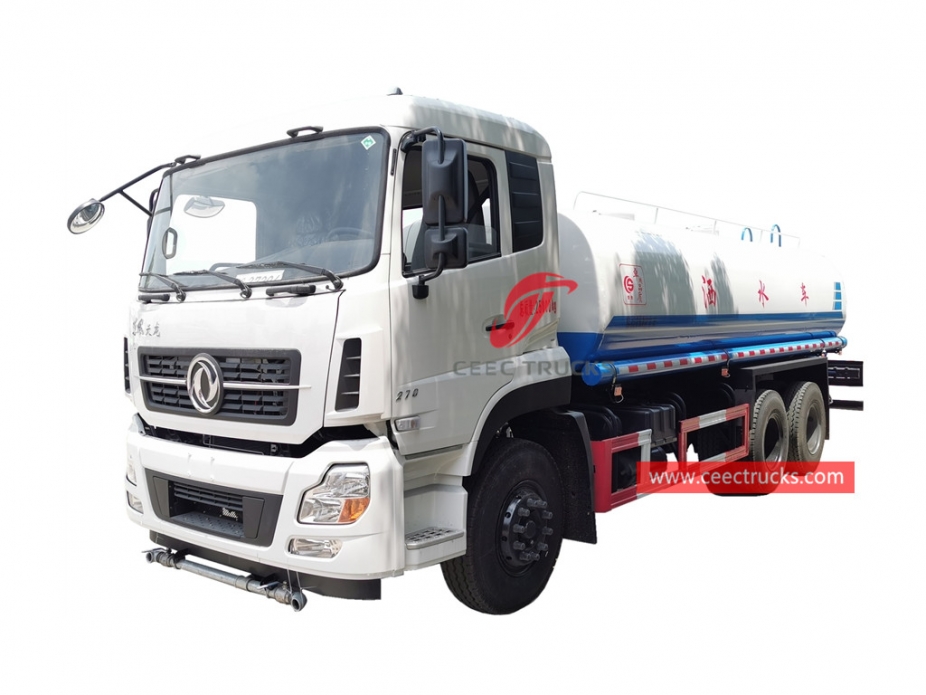 Dongfeng 6x4 camion per spruzzi d'acqua