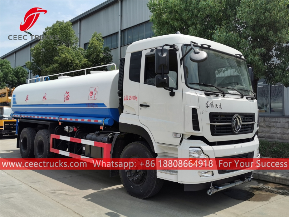 Dongfeng 6x4 camion per spruzzi d'acqua