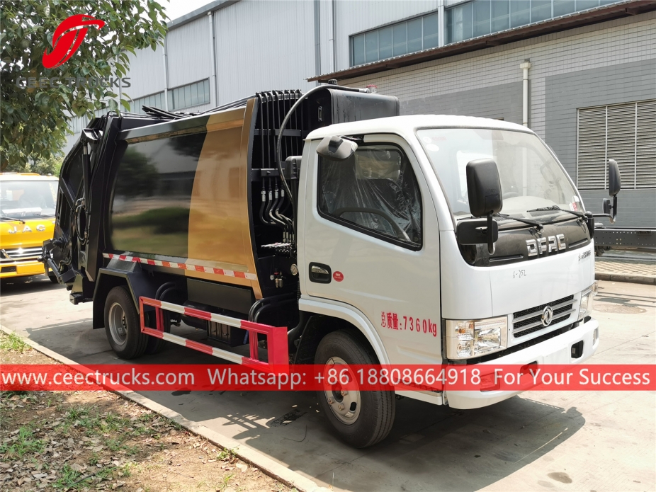 Dongfeng 5CBM camion di compressione dei rifiuti