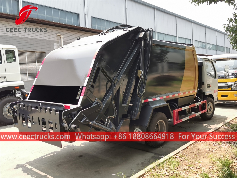 Dongfeng 5CBM camion di compressione dei rifiuti