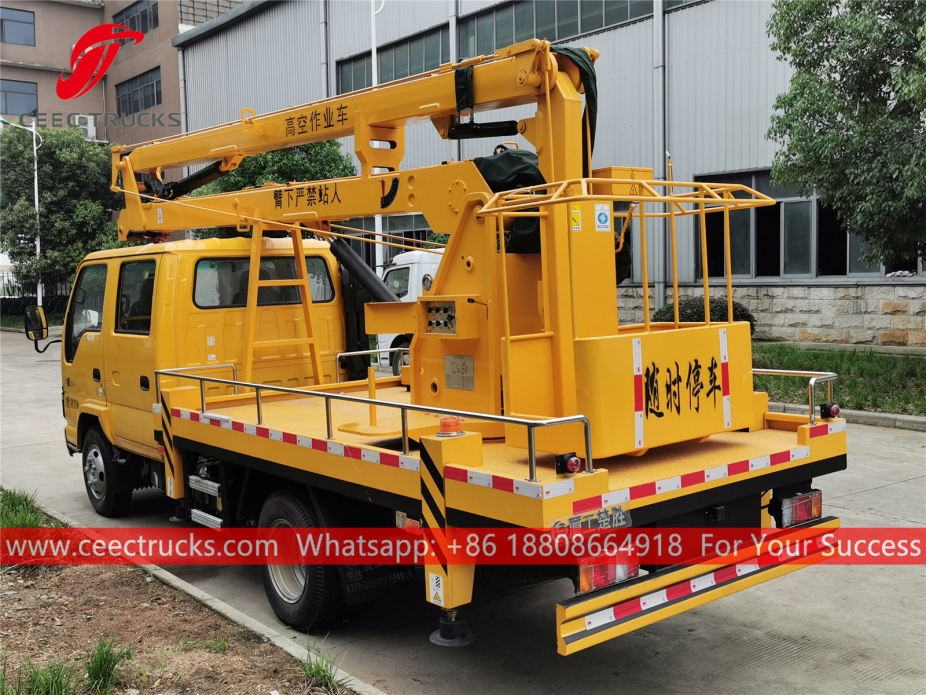 Camion da lavoro con piattaforma aerea ISUZU 14m