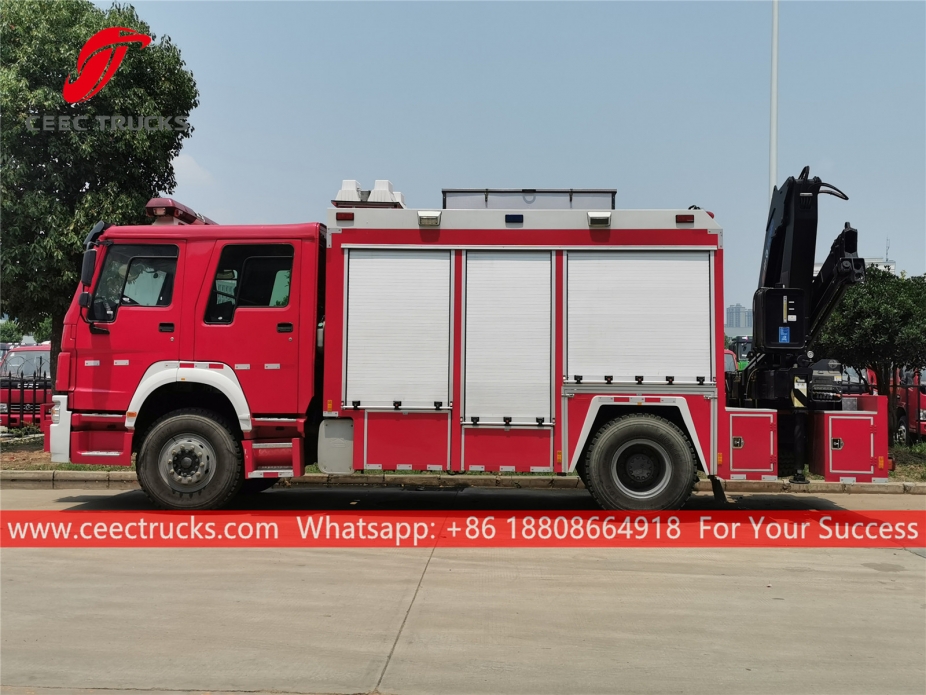 Camion dei pompieri di salvataggio di emergenza WHOO