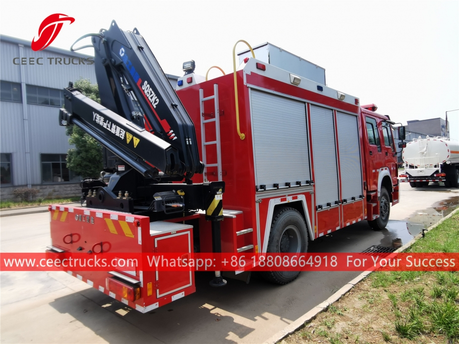 Camion dei pompieri di salvataggio di emergenza WHOO