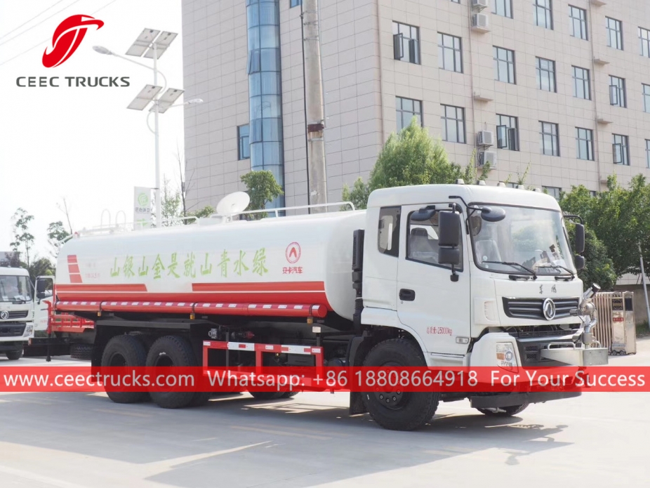 Camion dell'irrigatore dell'acqua Dongfeng 6x4