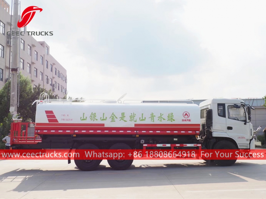 Camion dell'irrigatore dell'acqua Dongfeng 6x4