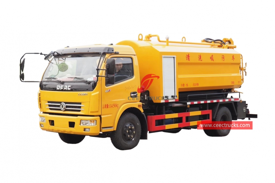 Dongfeng 6CBM Combined Jet adn Suction Truck - CEEC Trucks