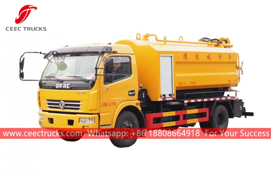 Dongfeng 6CBM Jet combinato e camion aspirante