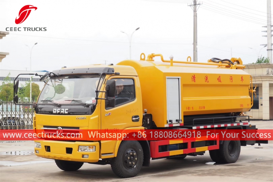 Dongfeng 6CBM Jet combinato e camion aspirante