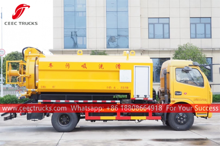 Dongfeng 6CBM Jet combinato e camion aspirante