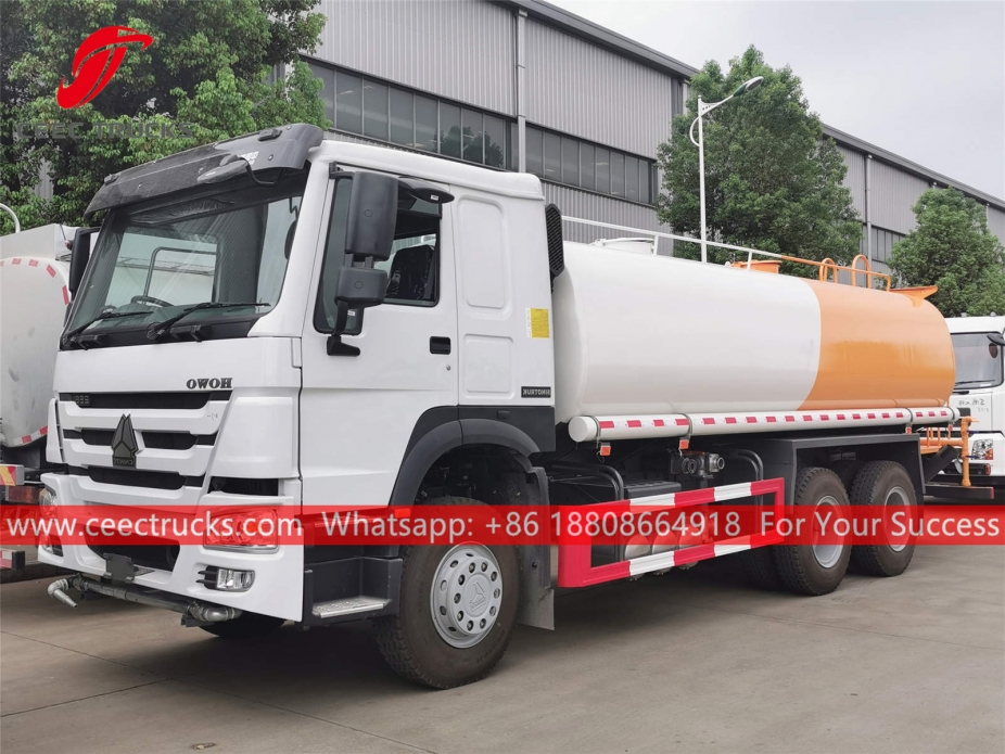 Howo 18CBM Camion irroratore d'acqua