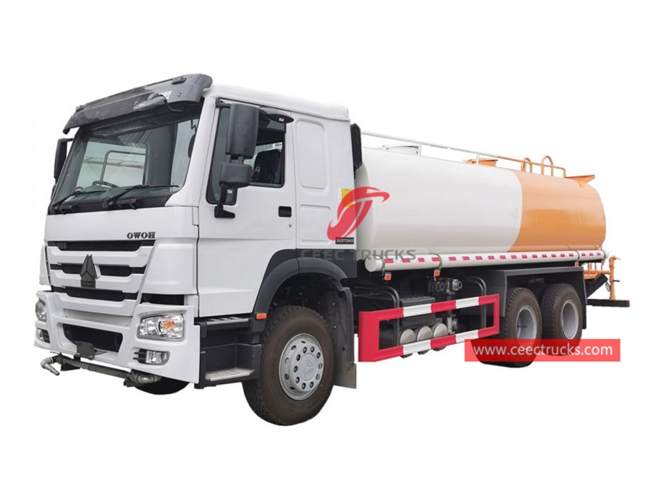 Howo 18CBM Camion irroratore d'acqua