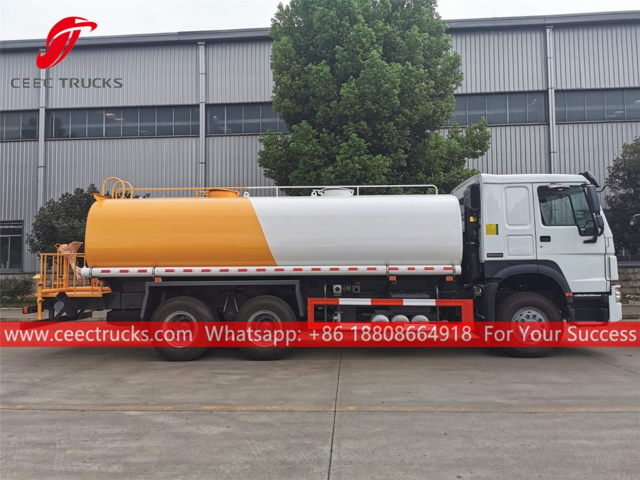 Howo 18CBM Camion irroratore d'acqua