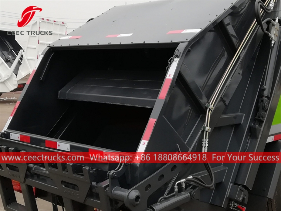 european standard 3,000 liters trash compactor truck upper body