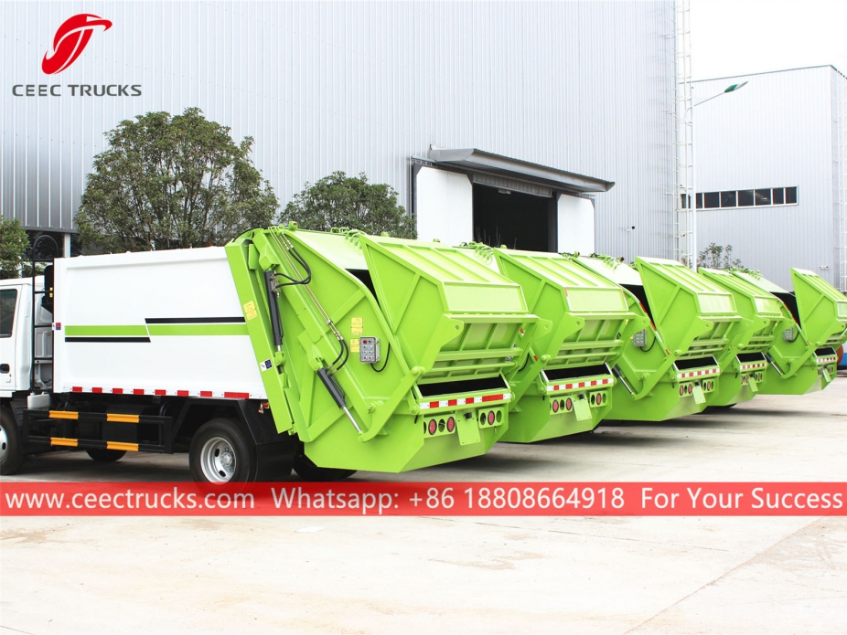 european standard 5,000 liters waste compactor truck kit