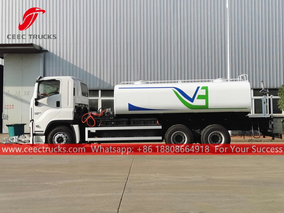 Camion cisterna per acqua ISUZU GIGA 16CBM