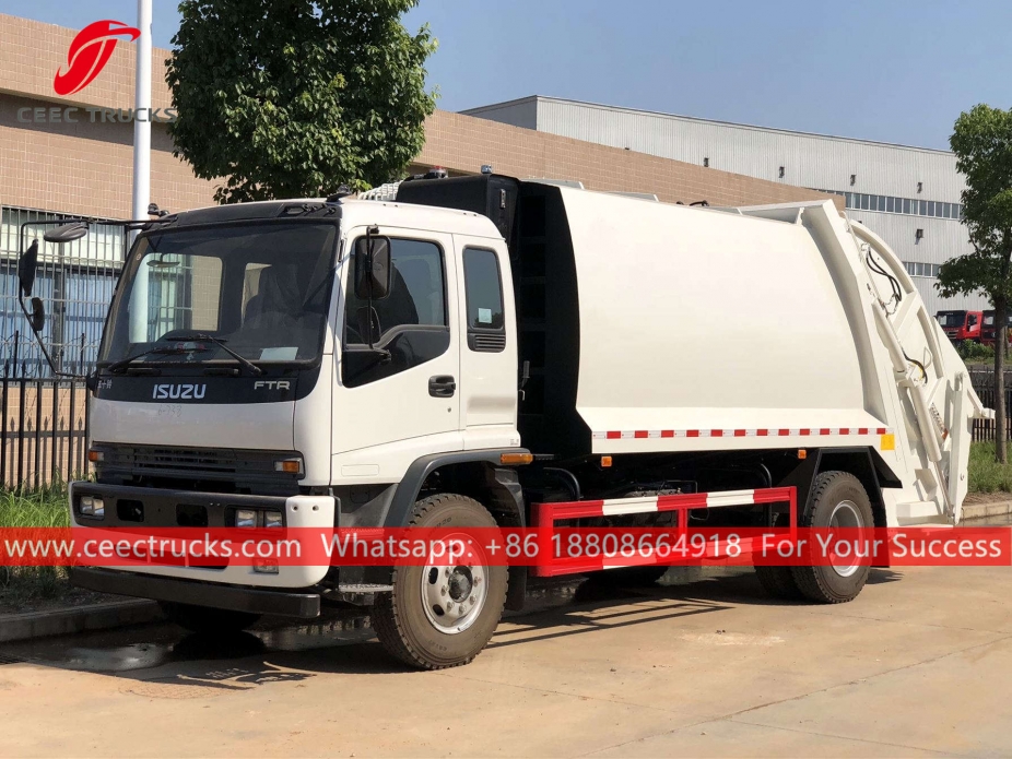 Camion ISUZU 12CBM per la compressione dei rifiuti