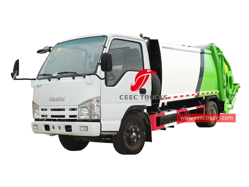 ISUZU 5CBM Back-loading compression compactors