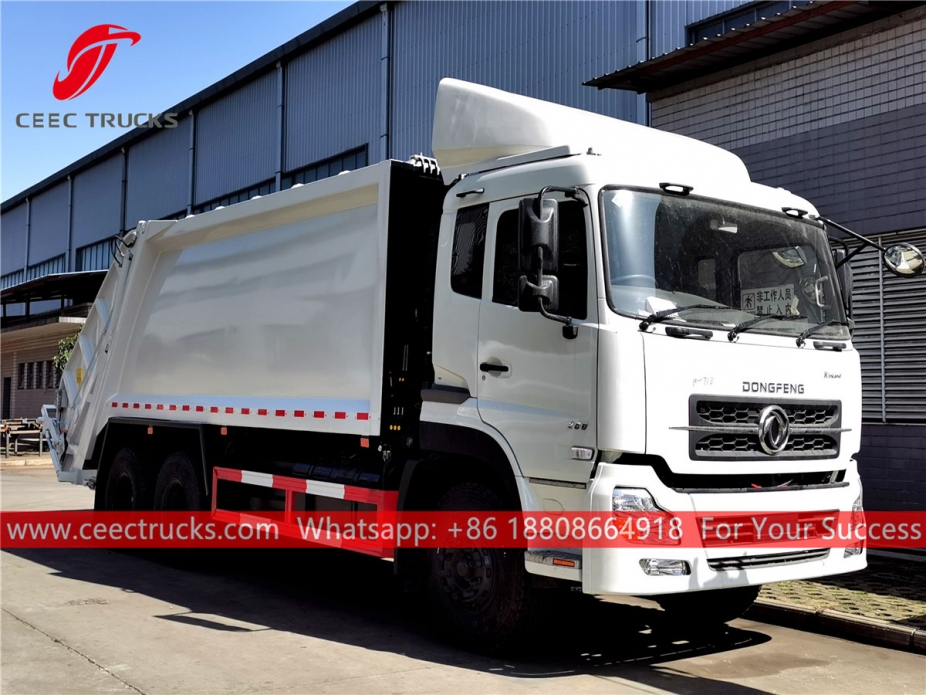 Dongfeng 6*4 RHD camion compressore rifiuti