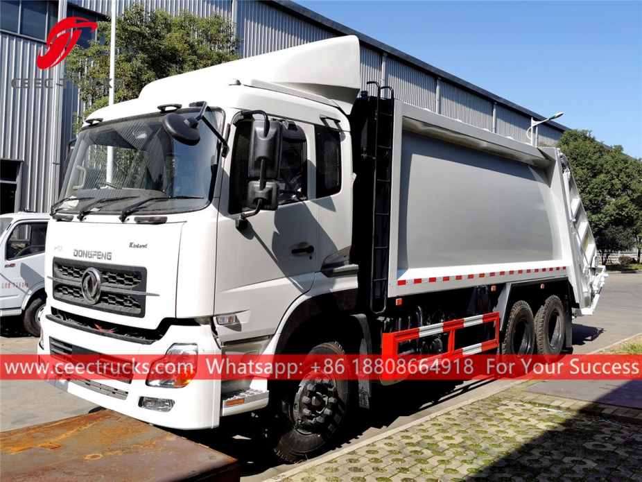 Dongfeng 6*4 RHD camion compressore rifiuti