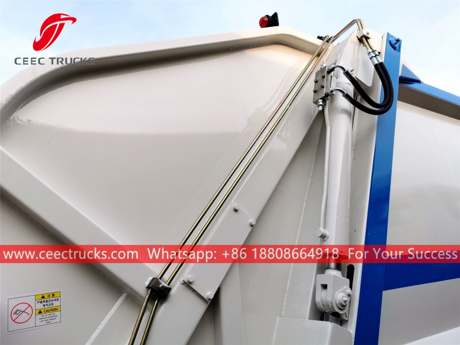 Good quality 8,000 liters compression waste truck body