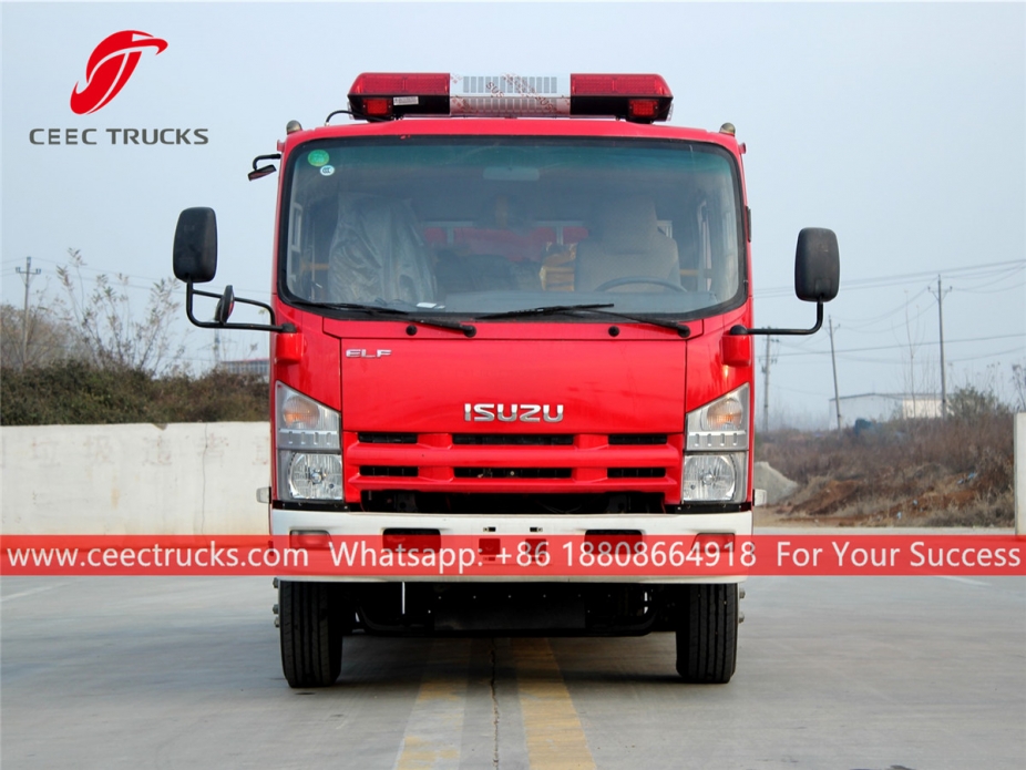 ISUZU 4+1CBM fire fighting truck