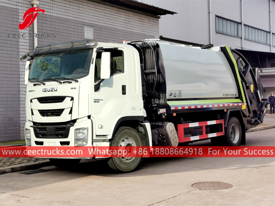 ISUZU GIGA 14CBM Refuse compactor truck for sale