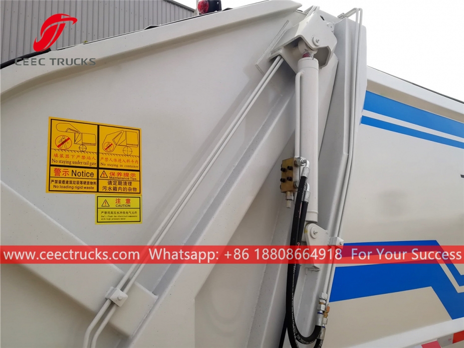 European standard 5,000 liters waste compression truck upper body