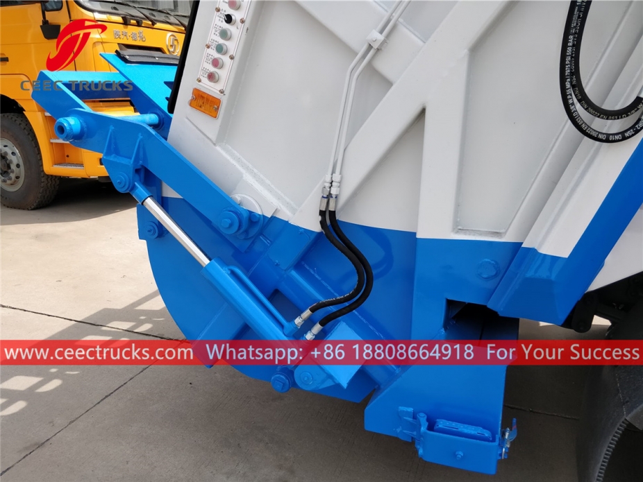 European standard 5,000 liters waste compression truck upper body