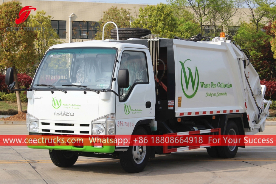 Brand new ISUZU 5CBM Garbage compressor truck for exporting