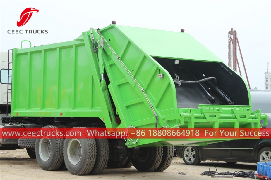 High quality 12,000 liters waste compactor truck body kit