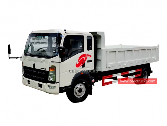 HOWO RHD light duty tipper truck