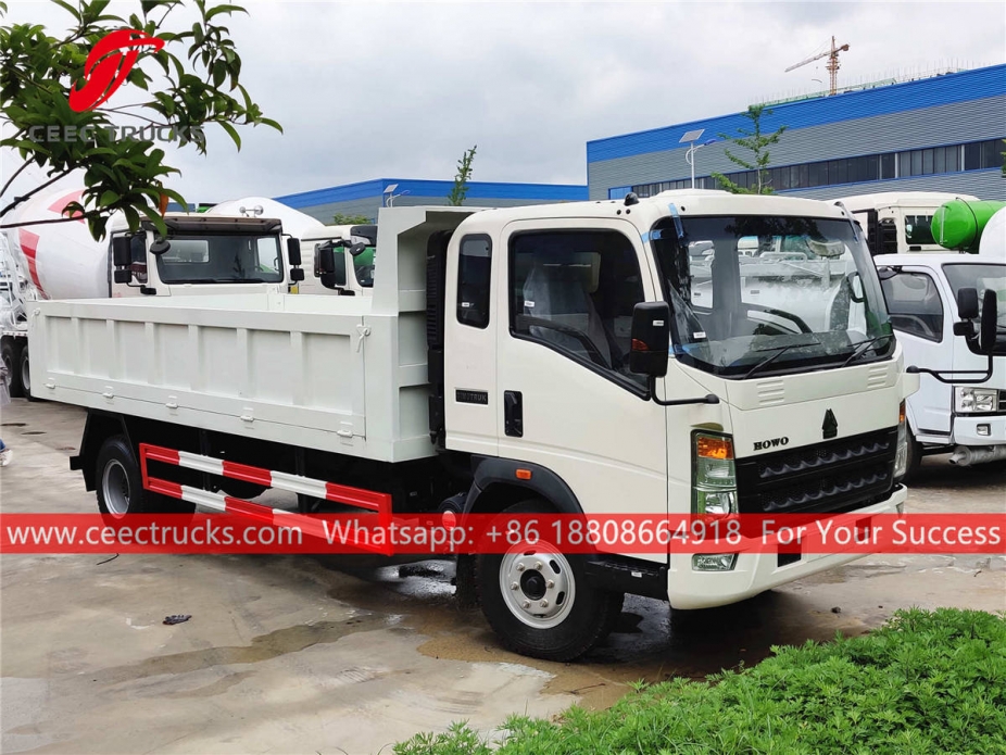 HOWO RHD light duty tipper truck